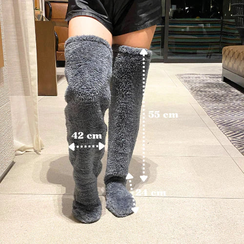 PlushWarmth Long Socks