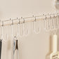 Suction Cup Sliding Hook Rack