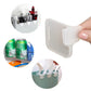 Transparent Freezer Side Door Storage Rack for Refrigerator Storage Partition (4PCS/Set)