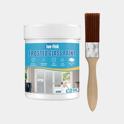 Waterproof Frosted Glass Paint For Door And Window With Brush